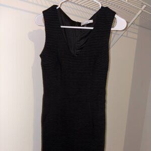 Sleeveless black dress